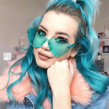 Load image into Gallery viewer, New Fashion cute sexy retro Love Heart  Rimless Sunglasses Women Luxury