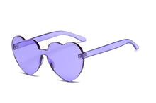 Load image into Gallery viewer, New Fashion cute sexy retro Love Heart  Rimless Sunglasses Women Luxury
