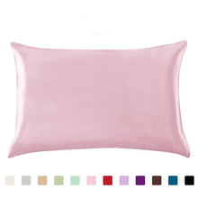 Load image into Gallery viewer, 100% Queen Standard Satin Silk Soft PIllowcase To Protect Hair and Skin