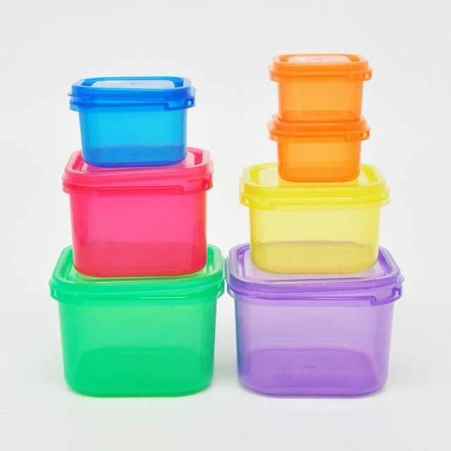 7 Pieces/set Portion Control Container Kit BPA Free Lids