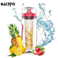 Load image into Gallery viewer, 32oz 900ml Fruit Infuser Water Bottle