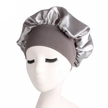 Load image into Gallery viewer, Snatched Satin Stay On Bonnet Made to Protect Your Hair While You Sleep