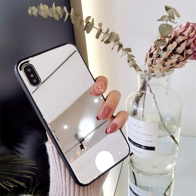 Mirror Phone Case For iphone 7 8 Plus 6 6S X XS XR XS Max