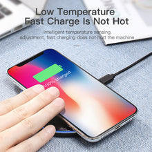 Load image into Gallery viewer, Wireless Charger for iPhone X/XS Max XR 8 Plus &amp; Samsung