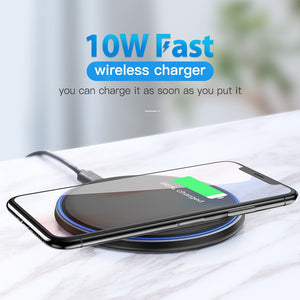 Wireless Charger for iPhone X/XS Max XR 8 Plus & Samsung