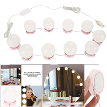 Load image into Gallery viewer, Vanity Mirror LED Light Bulbs Kit USB Charging Port Cosmetic Lighted Make up Mirrors Bulb Adjustable Brightness lights